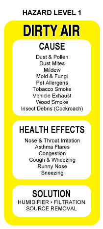 dirty air health effects hazard
